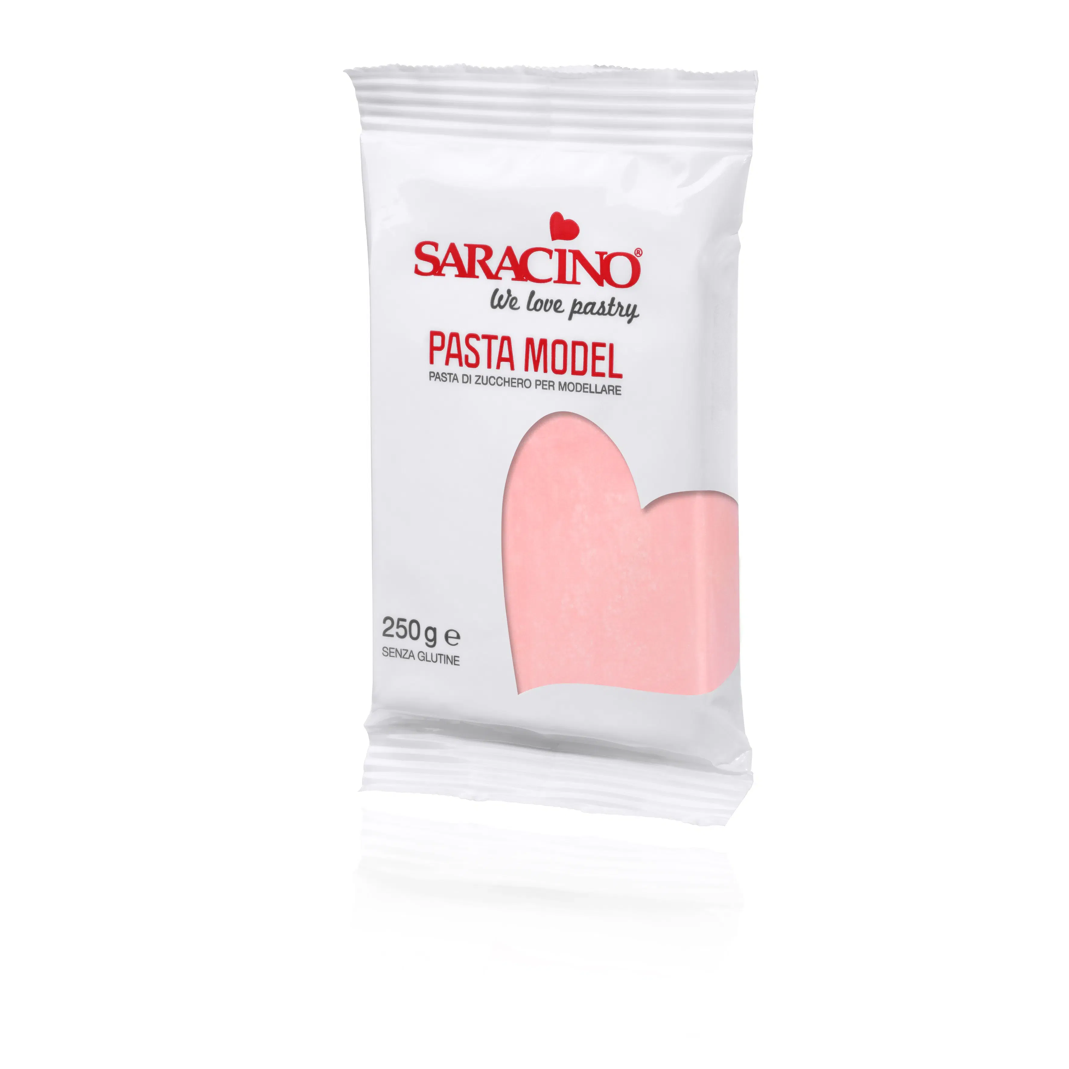 Rosa, 250g Modellierpaste - Saracino