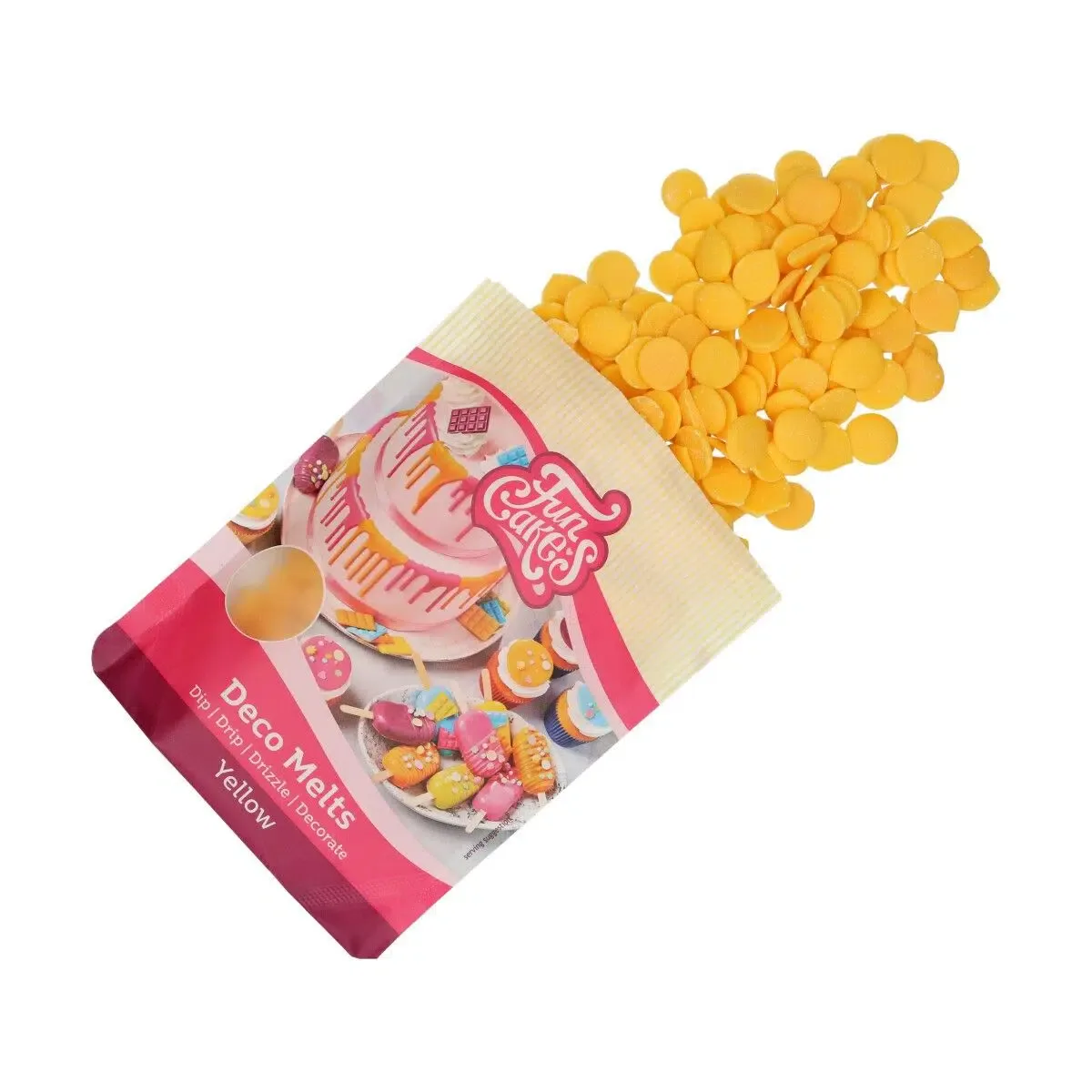Gelb - 250g - FunCakes Deco Melts – Bild 2