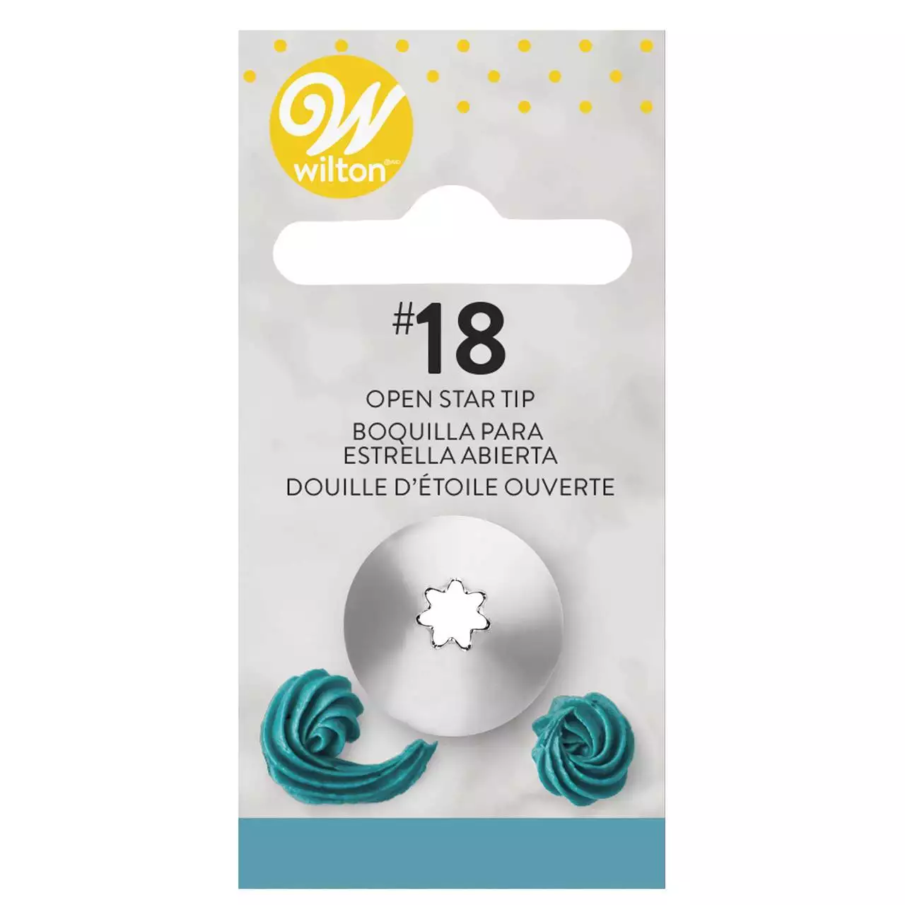 Spritztülle #018, offene Sterntülle - Wilton – Bild 2