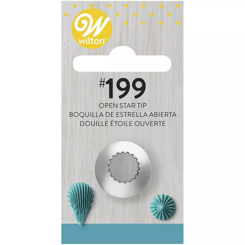 Spritztülle #199, offene Sterntülle - Wilton – Bild 2
