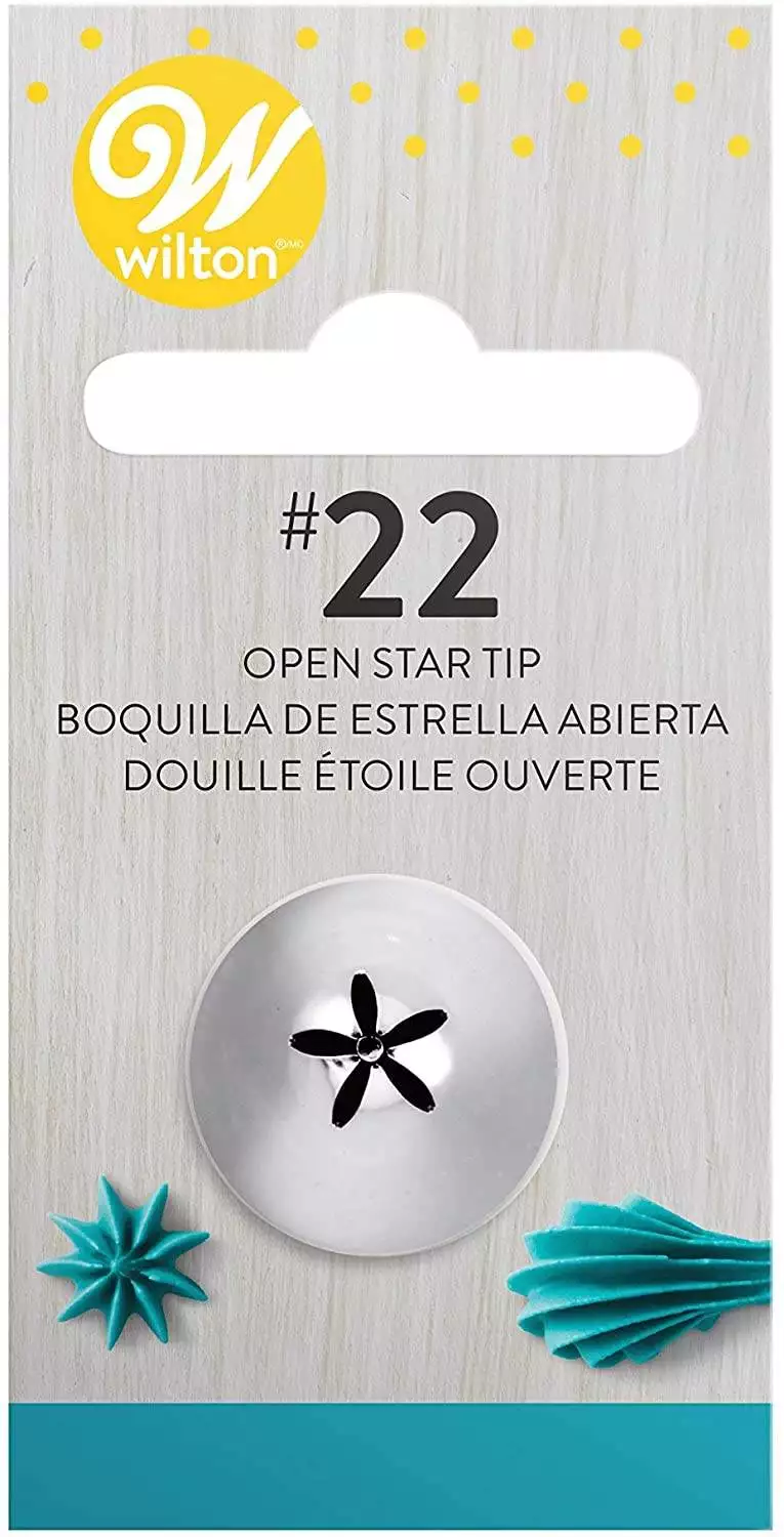 Spritztülle #022, offene Sterntülle - Wilton – Bild 2