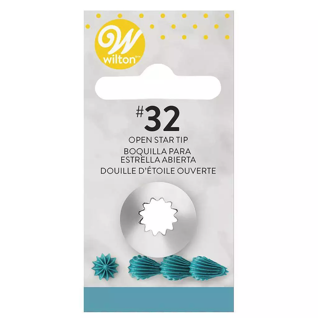 Spritztülle #032, offene Sterntülle - Wilton – Bild 2