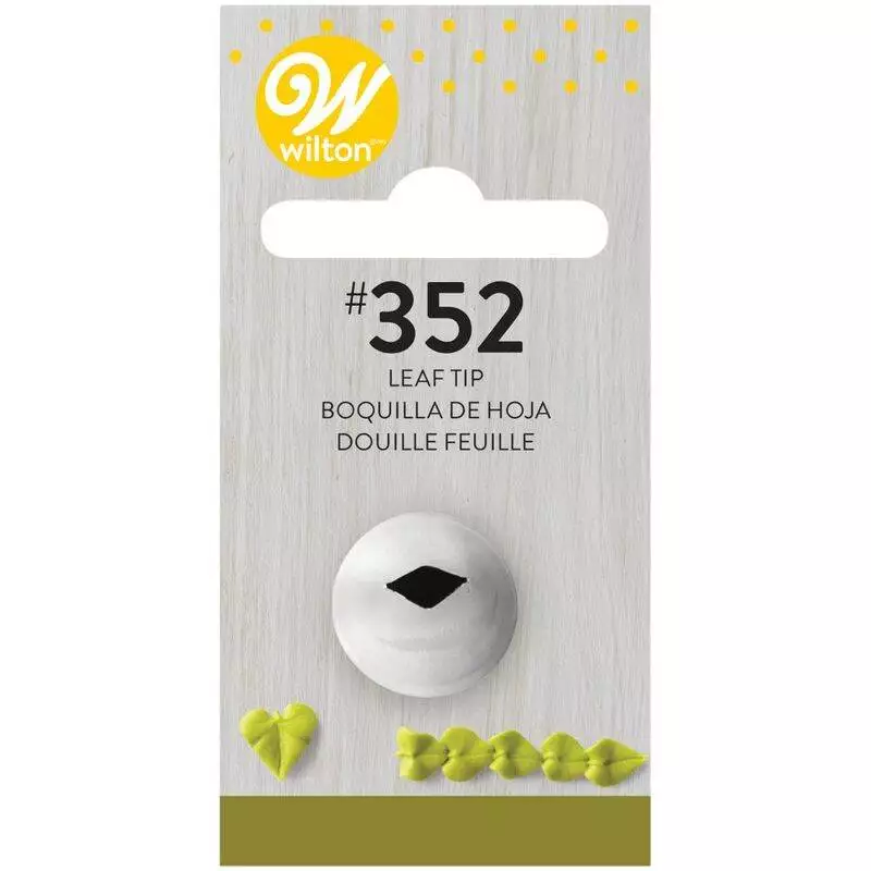 Spritztülle #352, Blatttülle - Wilton – Bild 2