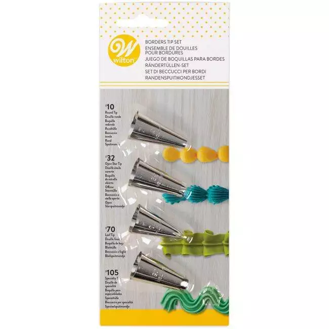 Spritztüllen-Set #10, #32, #70, #105 - Wilton – Bild 2