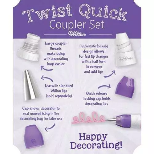 Twist Quick Adapter Set - Wilton – Bild 2