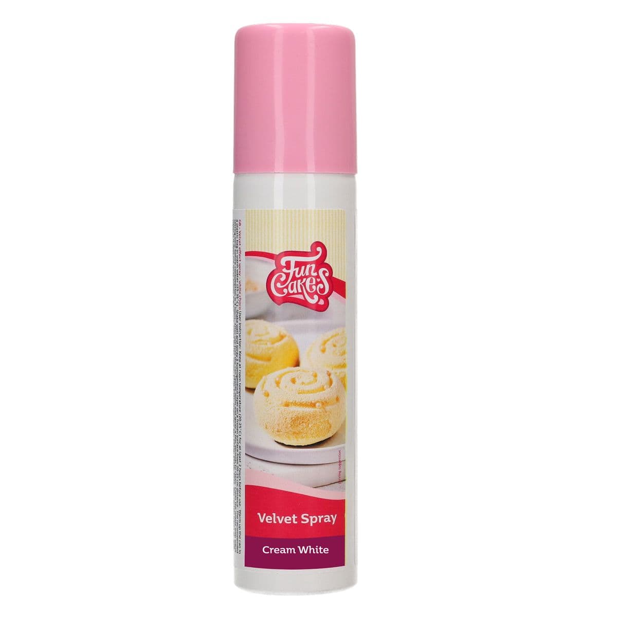 Creme weiß - Velvet Spray, 100ml - FunCakes