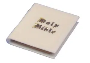 Kunststoff Cake Topper Bibel