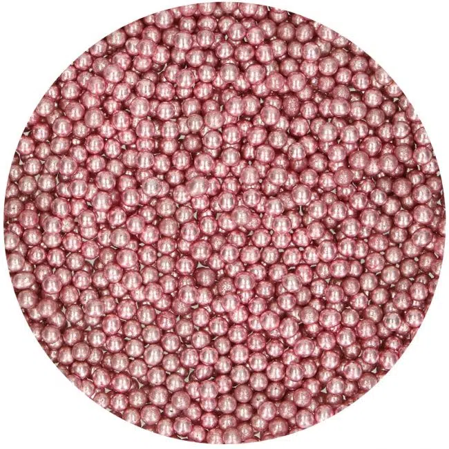 Zuckerperlen, Metallic Pink - FunCakes – Bild 2