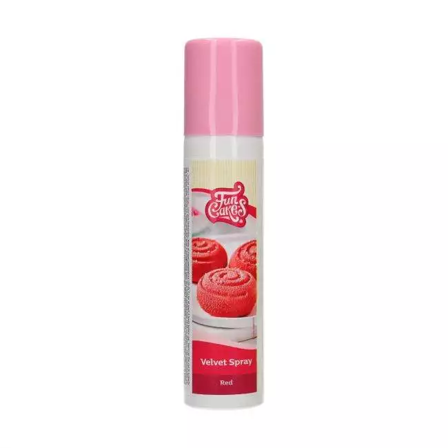 Rot, Velvet Spray 100ml - FunCakes