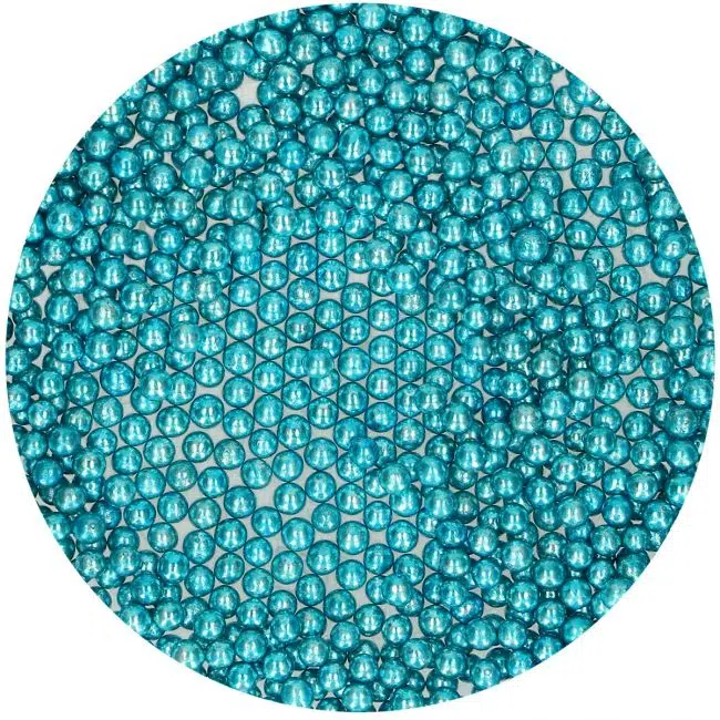 Zuckerperlen, Metallic Blue - FunCakes – Bild 2