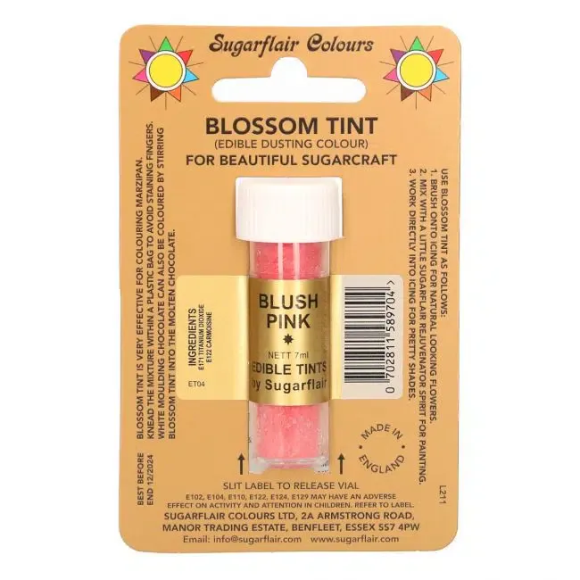Pulverfarbe, Blush Pink, 7ml - Sugarflair