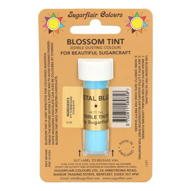 Pulverfarbe, Petal Blue, 7ml - Sugarflair