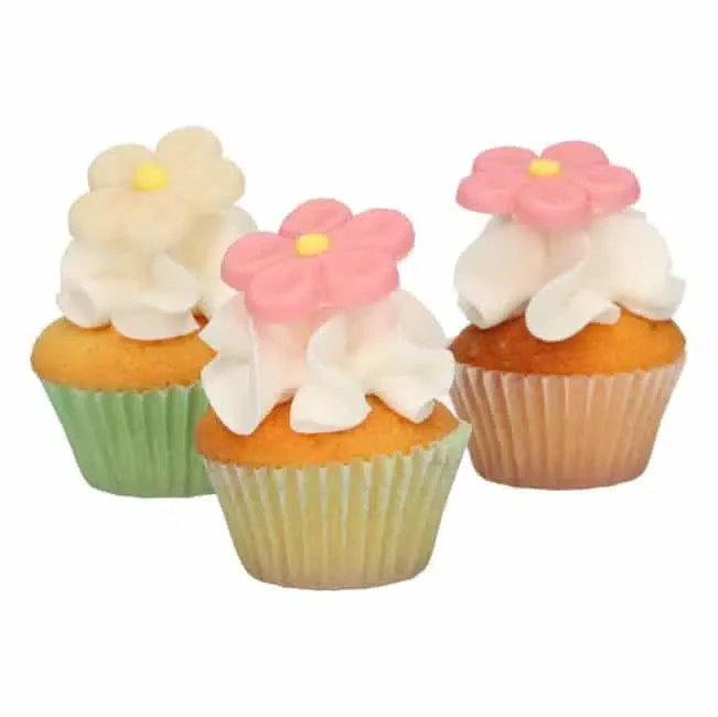 Marzipan Margeriten, Weiss/Rosa -FunCakes – Bild 3