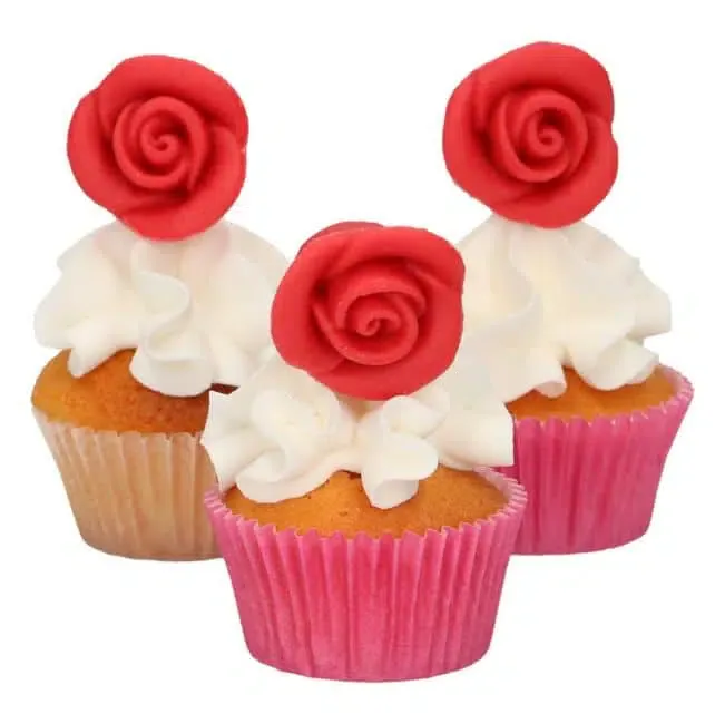 Marzipan Rosen, Rot - FunCakes – Bild 3