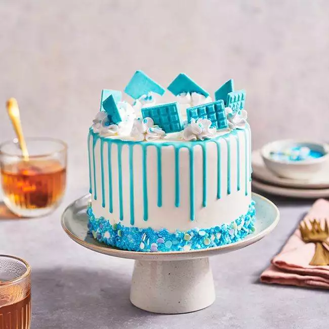 Hell Blau Choco Drip - FunCakes – Bild 2