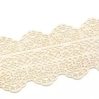 Spitzendekor Dentelle creamweiß