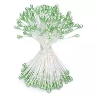 Staubblüten grün, 120 Stück