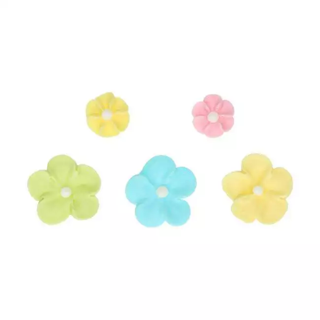 Pastell Blumen Mix Zuckerdekoration 32tlg. - FunCakes – Bild 2