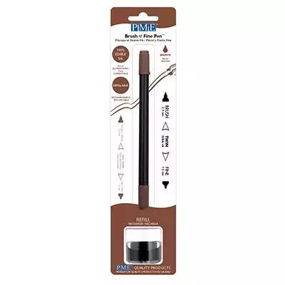 Braun, Brush & Fine Lebensmittelstift - PME