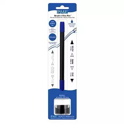 Royal Blue, Brush & Fine Lebensmittelstift - PME