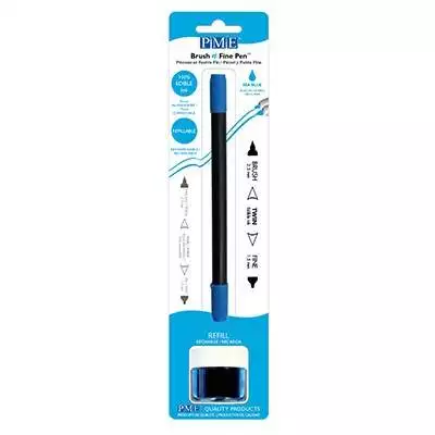 Sea Blue, Brush & Fine Lebensmittelstift - PME