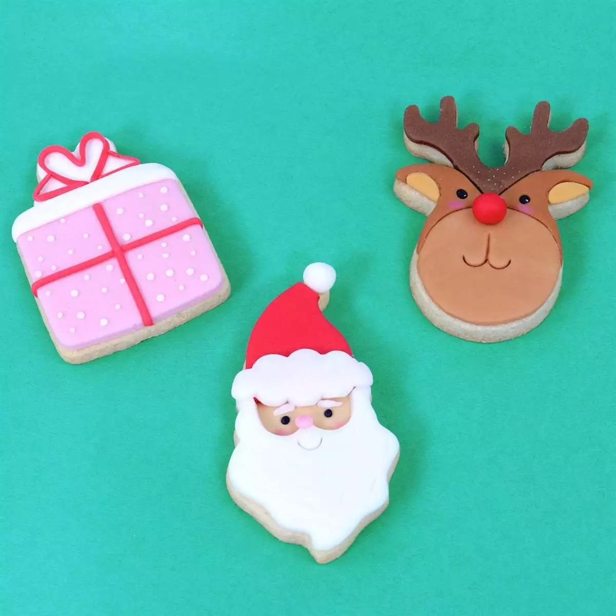 Weihnachtsmann - Ausstecher-Set 3tlg. - PME – Bild 2