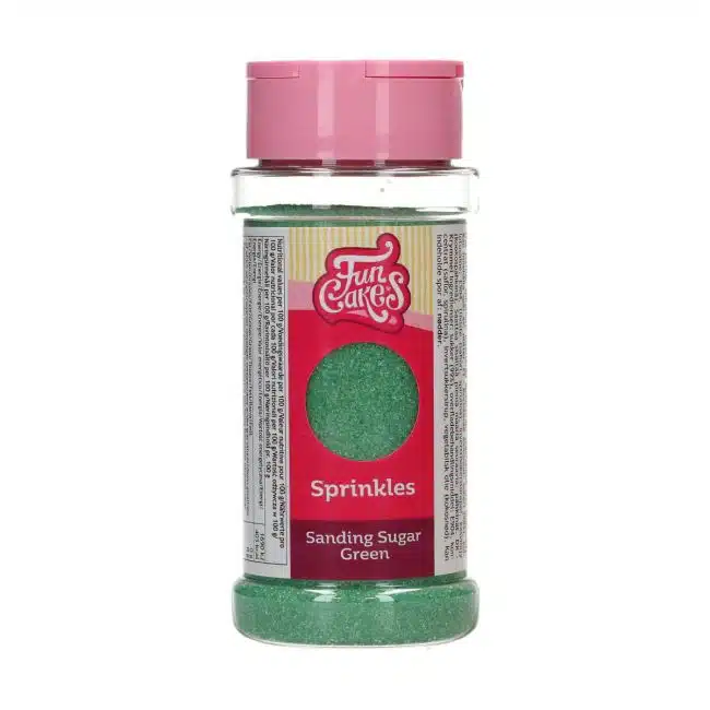 Grün - Sanding Sugar 80g - FunCakes – Bild 2