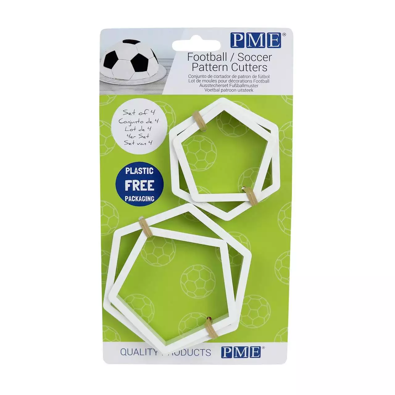 Fußball Ausstecher Set 4tlg. - PME