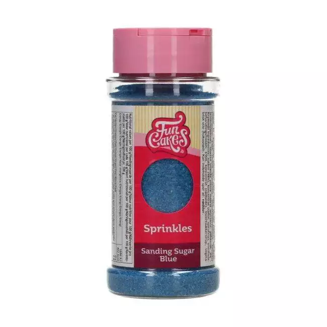 Blau - Sanding Sugar 80g - FunCakes – Bild 2