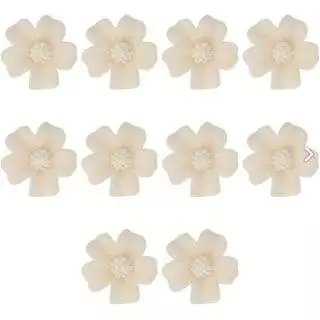 Ecru - Vergissmeinnicht, 10tlg., Zuckerblumen