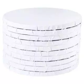 20cm - Cake Drum - Tortenplatte, weiß
