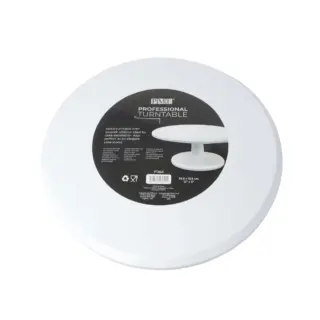 PME Professioneller Metall-Drehteller 30,5 x 13,5 cm