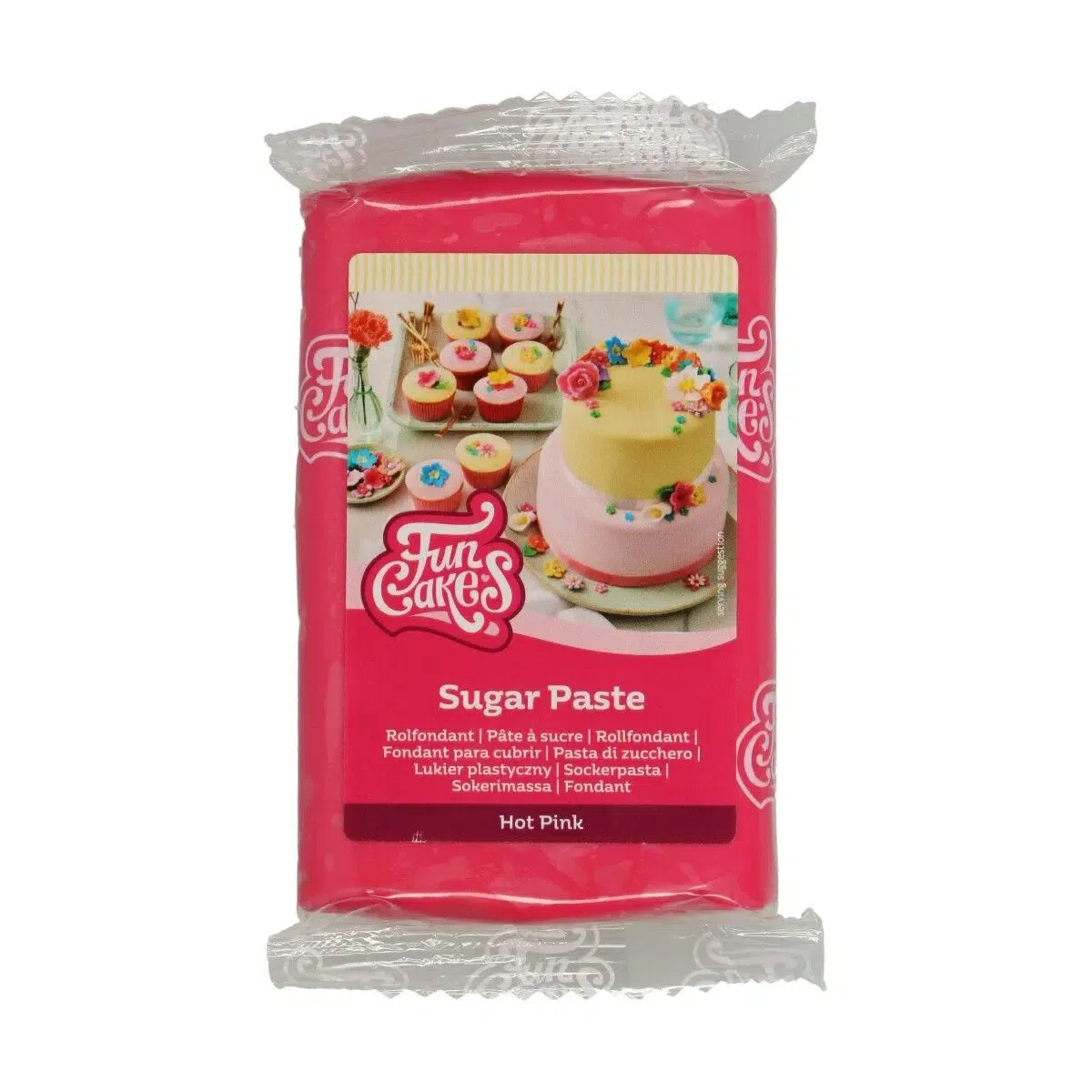 Hot Pink Fondant, 250g - FunCakes