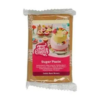 Teddy Bear Brown Fondant, 250g - FunCakes