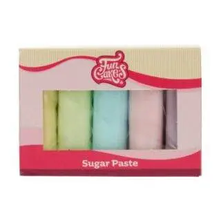 Pastelfarben Fondant, Multipack - FunCakes