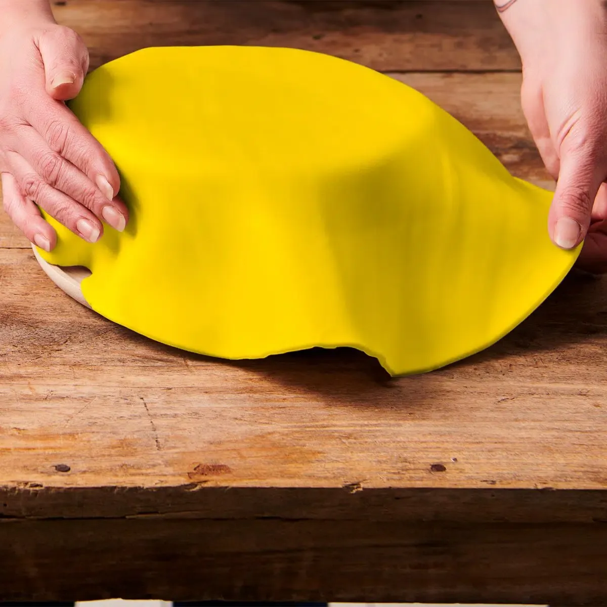 Mellow Yellow Fondant Decke -FunCakes – Bild 2