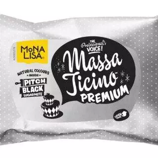 Pitch Black - 1Kg - Massa Ticino™ Tropic Fondant | Cake Store