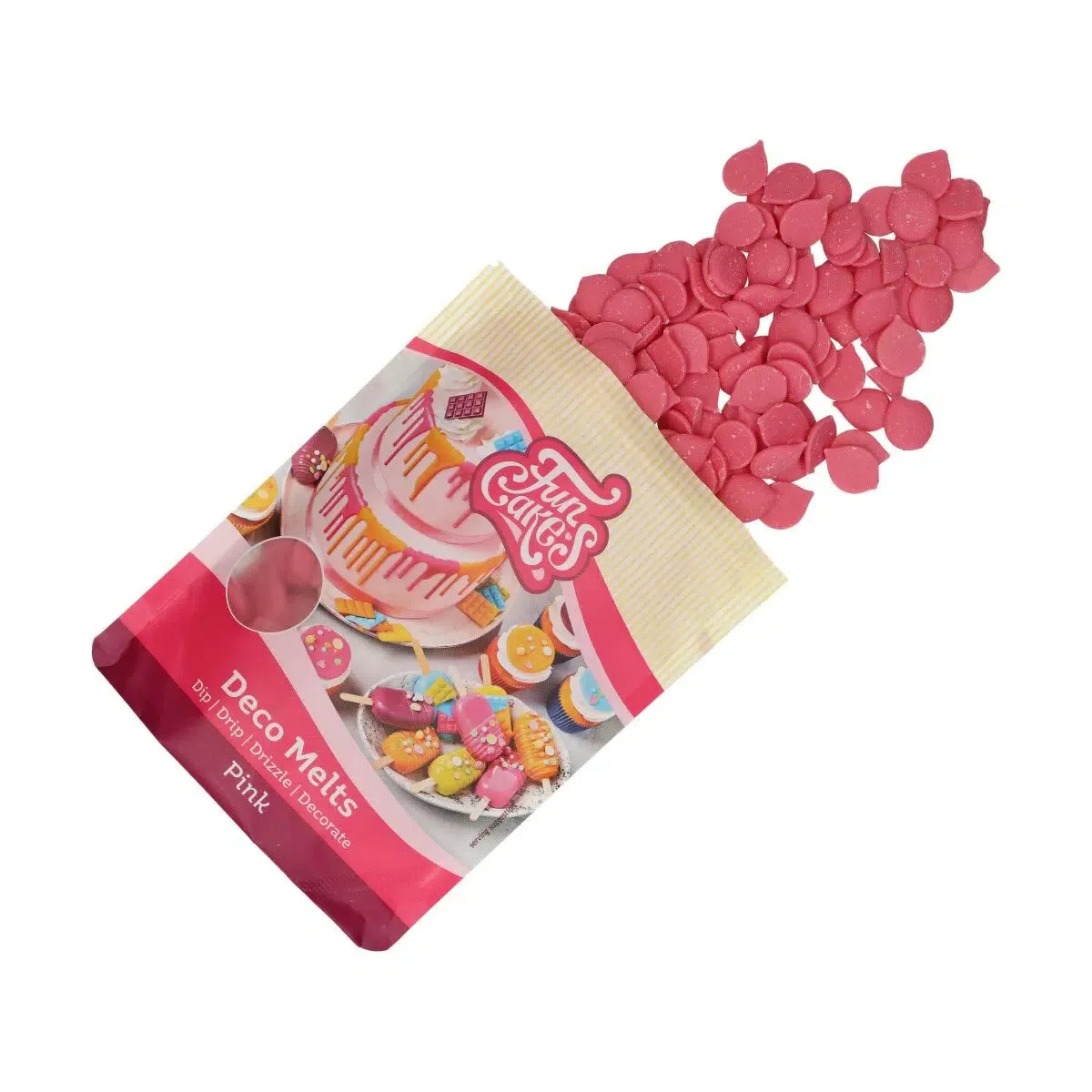 Pink Deco Melts 250g - FunCakes – Bild 2