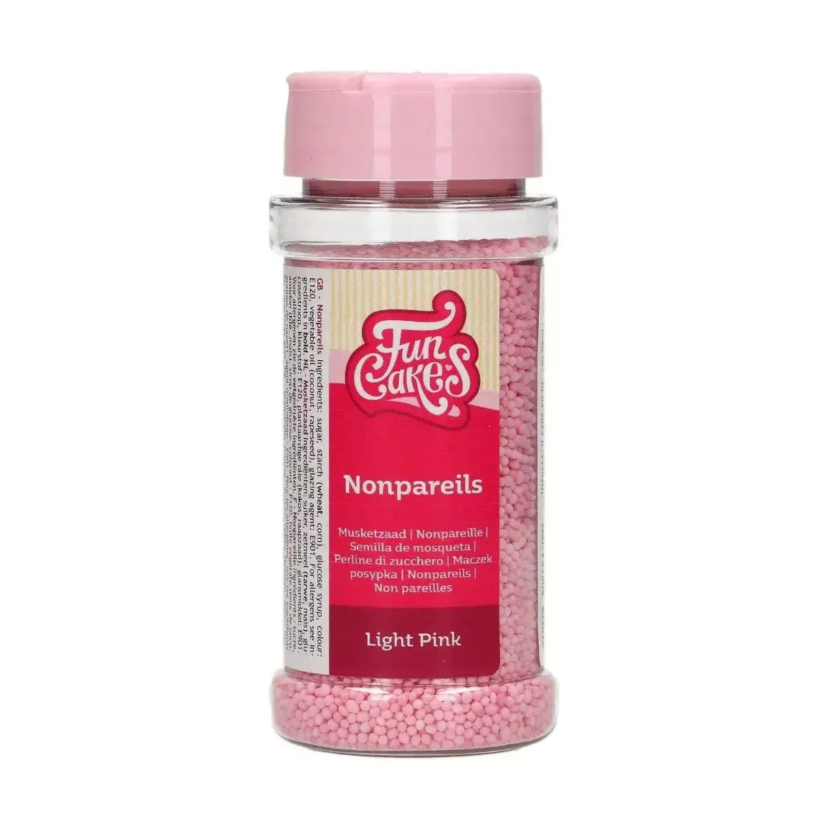 Hellrosa, Nonpareils/Zuckerperlen - FunCakes