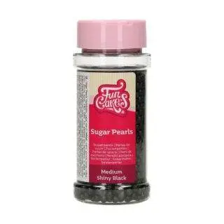 Zuckerperlen, Shiny Black - FunCakes