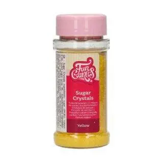 Farbzucker Gelb, 80g - FunCakes