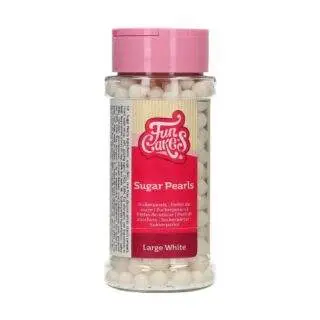 Zuckerperlen Groß Weiss - FunCakes