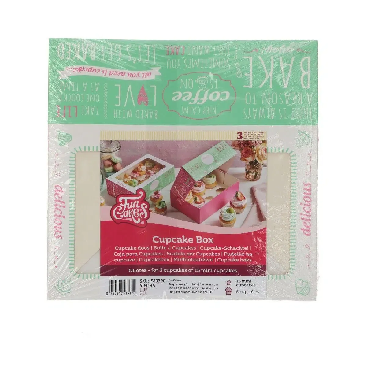 3x Cupcake 6er Box Zitate, inkl. Einlage – Bild 2