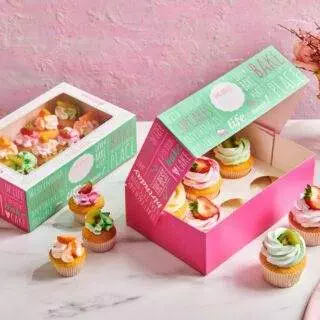 3x Cupcake 6er Box Zitate, inkl. Einlage