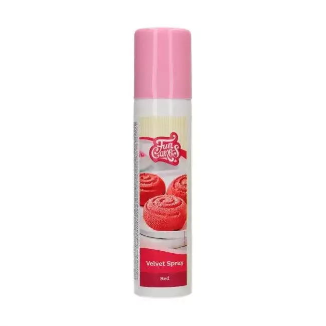 Rot, Velvet Spray 100ml - FunCakes