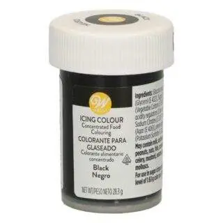 Black - Wilton Icing Lebensmittelfarbe, 28g