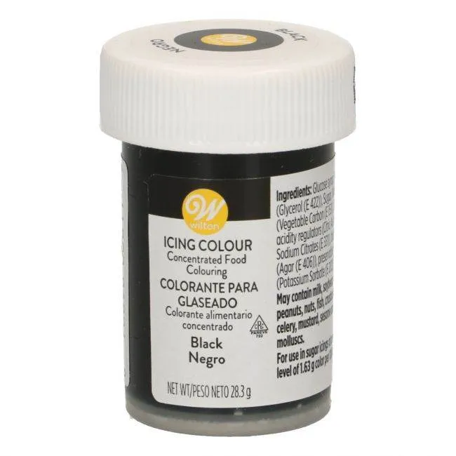Black - Wilton Icing Lebensmittelfarbe, 28g