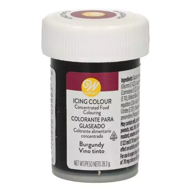 Burgundy - Wilton Icing Lebensmittelfarbe, 28g