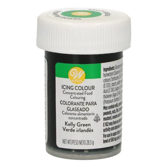 Kelly Green Icing Lebensmittelfarbe, 28g - Wilton