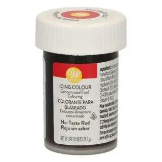 Red no taste, Icing Lebensmittelfarbe, 28g - Wilton